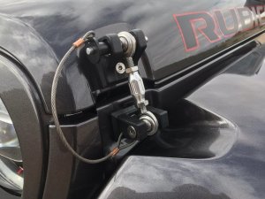 Jeep Wrangler Hood Hold Downs - DV8 Offroad - Billet Aluminum - Black - `18-`27